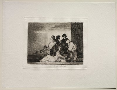 The Horrors of War: Thanks To The Millet. af Francisco de Goya