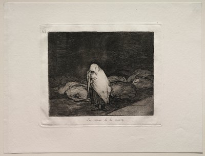 The Horrors of War: The Beds of Death. af Francisco de Goya