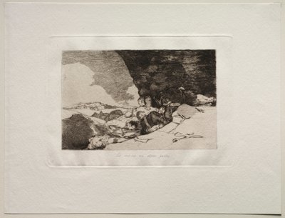Krigens rædsler: Det samme andetsteds af Francisco de Goya