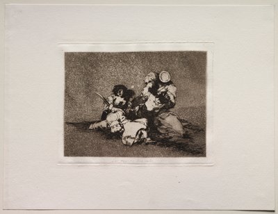 Krigens rædsler: Kvinderne giver mod af Francisco de Goya