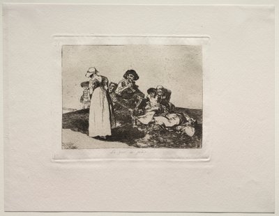 The Horrors of War: The Worst is to Beg af Francisco de Goya