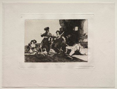 Krigens rædsler: Der er ikke tid nu af Francisco de Goya
