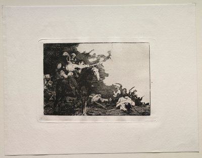 Krigens rædsler: De er ikke enige. af Francisco de Goya