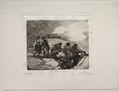 Krigens rædsler: De kender ikke vejen af Francisco de Goya