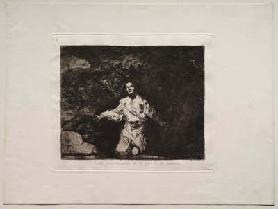 The Horrors of War: Titelside - Triste forudanelser om, hvad der kommer til at ske af Francisco de Goya