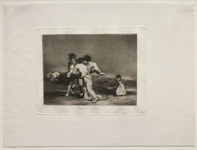 The Horrors of War: Unhappy Mother. af Francisco de Goya