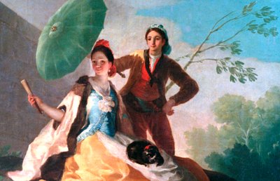 Parasollen, 1777 af Francisco de Goya