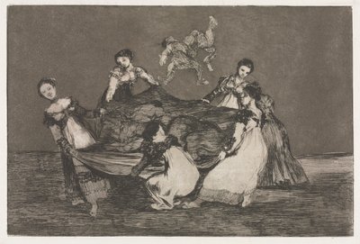 Ordsprogene: Feminin dårskab af Francisco de Goya