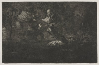 Ordsprogene: Gud skaber dem, og de slutter sig sammen af Francisco de Goya