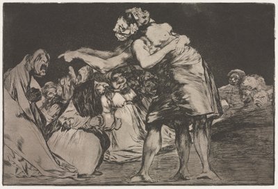 Ordsprogene: Ægteskabs dårskab af Francisco de Goya