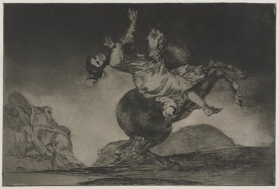 Ordsprogene: Hestebortføreren af Francisco de Goya