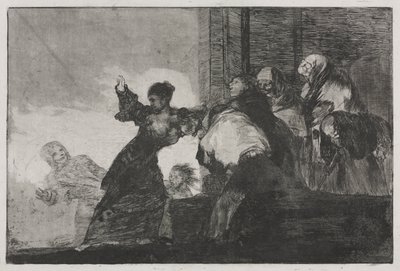 Ordsprogene: To hoveder er bedre end ét eller stakkels dårskab af Francisco de Goya