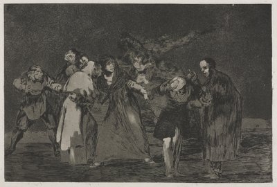 Ordsprogene: Sår heler hurtigere end forhastede ord af Francisco de Goya