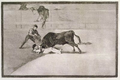 Pepe Hillos (Jose Delgado) uheldige død i ringen i Madrid den 11. maj 1801, plade 33 af 