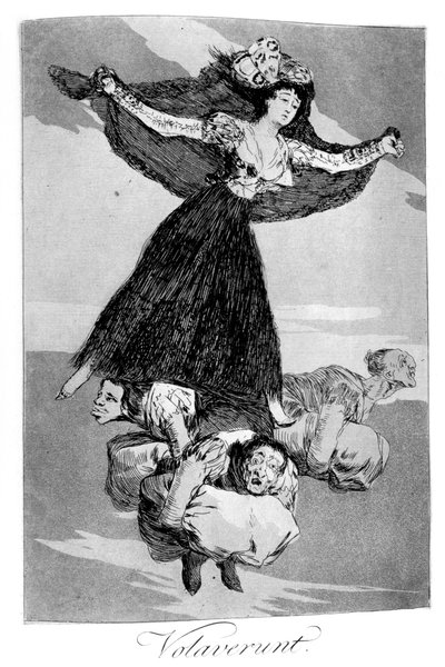 De er fløjet, 1799 af Francisco de Goya