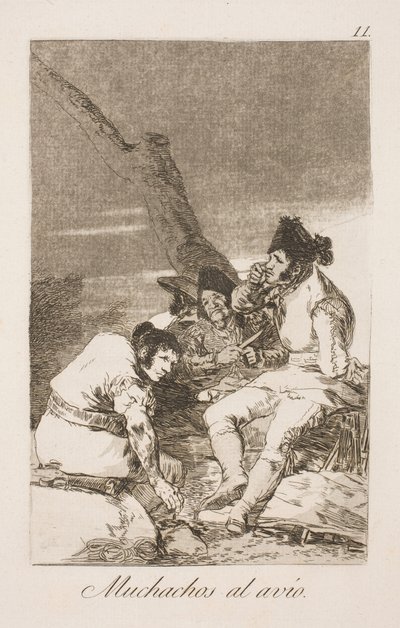 Til arbejdet drenge af Francisco de Goya