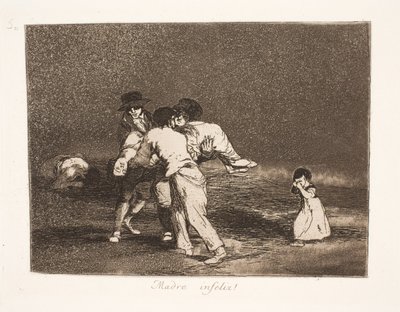 Ulykkelige moder (50) af Francisco de Goya
