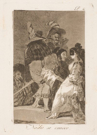 Vi kender ikke hinanden af Francisco de Goya