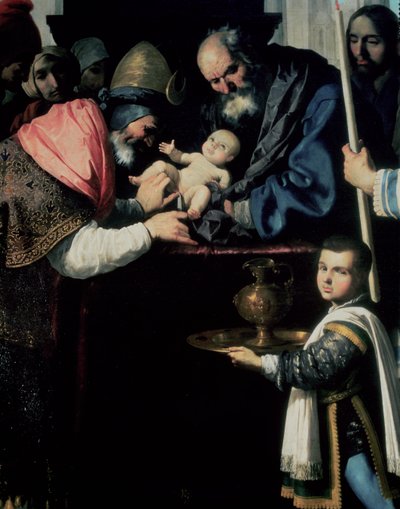 Kristi omskæring (detaljer) af Francisco de Zurbaran