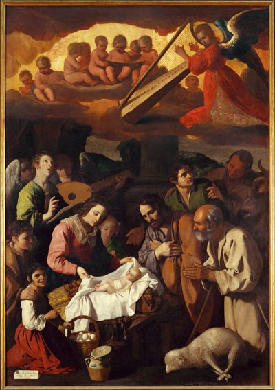 Francisco de Zurbaran (olie på lærred) af Francisco de Zurbaran