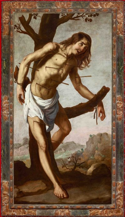 Sankt Sebastians martyrium, ca. 1650. af Francisco de Zurbaran