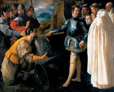 Sankt Peter Nolasco genvinder billedet af Jomfru Maria af Francisco de Zurbaran