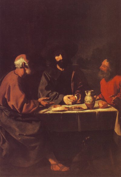 Aftensmaden i Emmaus af Francisco de Zurbaran