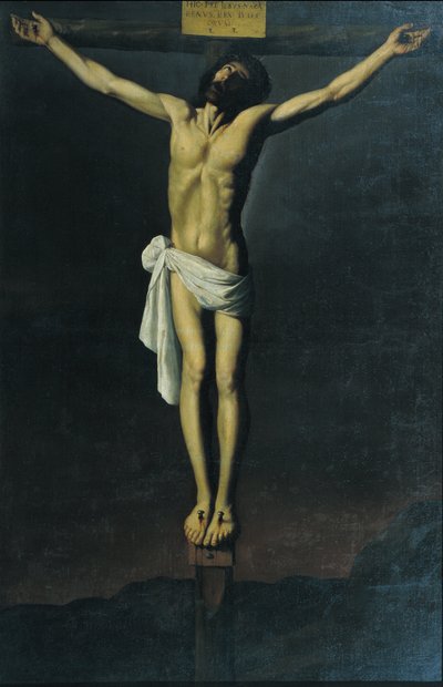 Den korsfæstede Kristus af Francisco de Zurbarán and Workshop