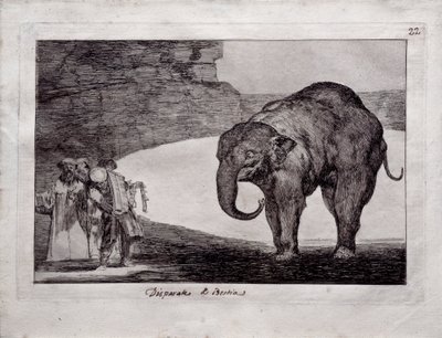 Animal Folly af Francisco de Goya