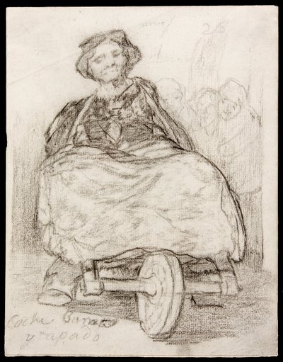 Billig dækket træner af Francisco de Goya