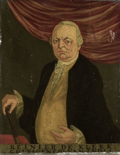 Portræt af Reinier de Klerk af Franciscus Josephus Fricot