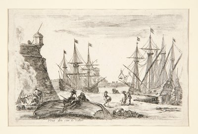 Indgang til et hjørne af Calais af Franciscus van der Steen