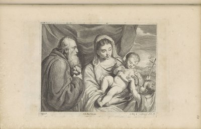 Maria med Kristusbarnet og den unge Johannes Døberen af Franciscus van der Steen