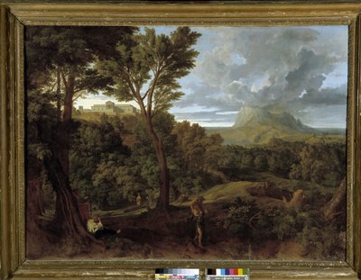 Landskab af Francisque Millet