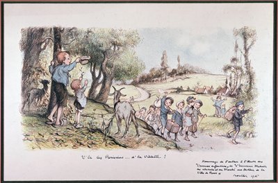 Kom så, parisere! af Francisque Poulbot