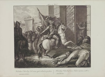 Boleslaw den Modiges indtog i Kiev af Smuglewicz, Franciszek (1745-1807). Litografi, slutningen af 1700-tallet. Privat Samling af Franciszek Smuglewicz