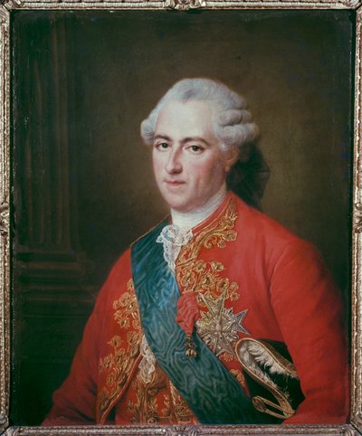 Kong Ludvig XV. ... (maleri på lærred) af Francois Hubert Drouais