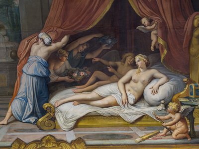 Allegori om ild, der repræsenterer Jupiter og Semele af Francois Perrier