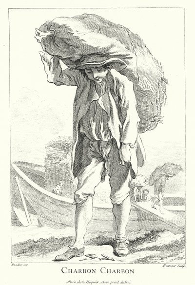 Coalman (gravering) af Francois (after) Boucher