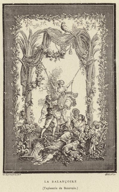 Gyngen af Francois (after) Boucher