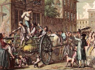 Angrebet på John Malcolm, Boston, 25. januar af Francois (after) Godefroy