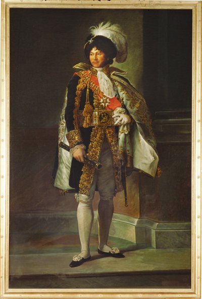 Joachim Murat, general, konge af Napoli, gift med Caroline Bonaparte, Napoleons søster ... (maleri på lærred) af Francois (school of) Gerard