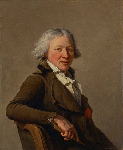 Portræt af billedhuggeren Roland af François André Vincent