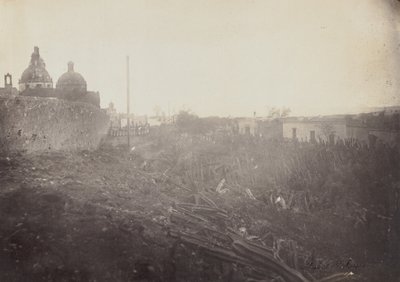 Arkitektstudie i Mexico, 1864-69. af Francois Aubert