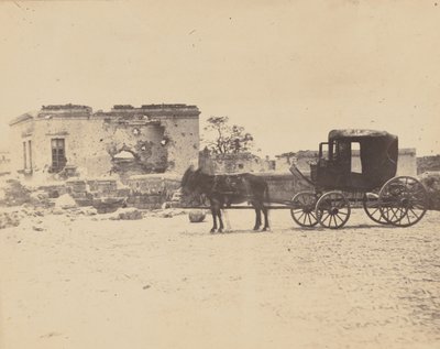 [Kejser Maximilians dødsvogn], 1867. af Francois Aubert
