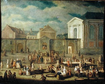 Fiskemarkedet i Cambrai, 1778 af Francois Aubert