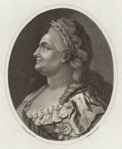 Katarina den Store af Francois Bonneville
