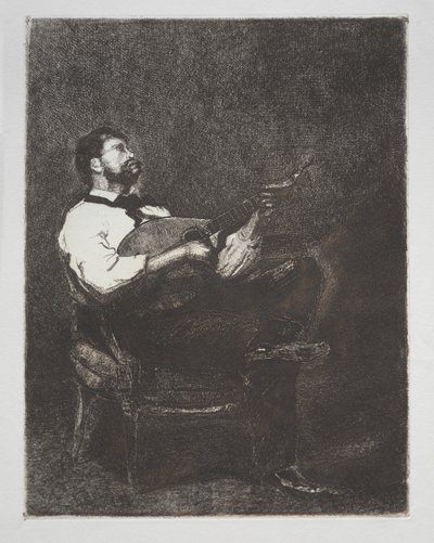 Guitar spiller af François Bonvin