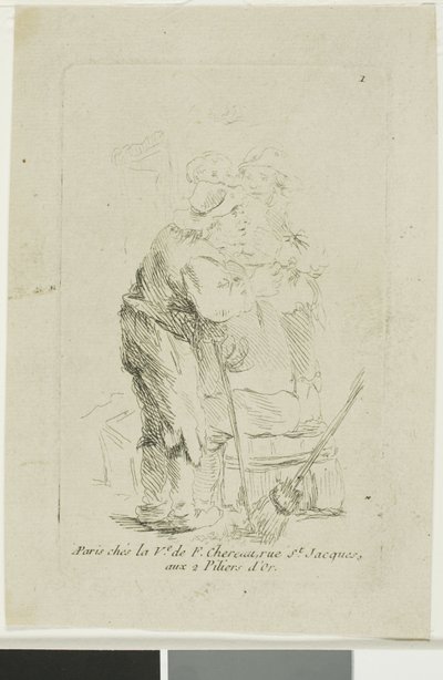 En dårligt klædt bonde af François Boucher