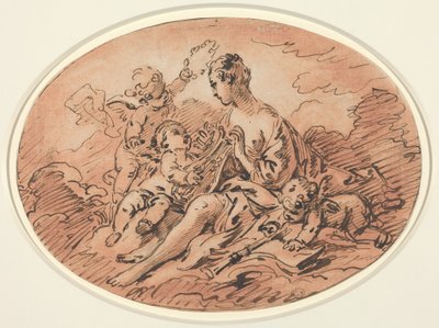 Musikkens allegori af Francois Boucher